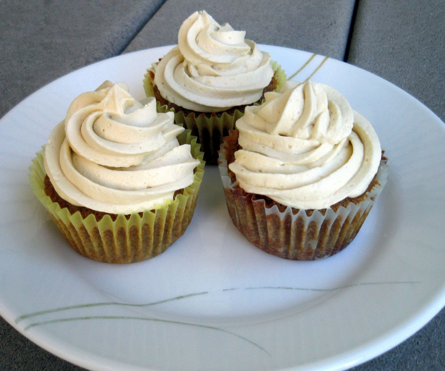 Fig Cinnamon Cupcake With Honey Cream Cheese Frosting